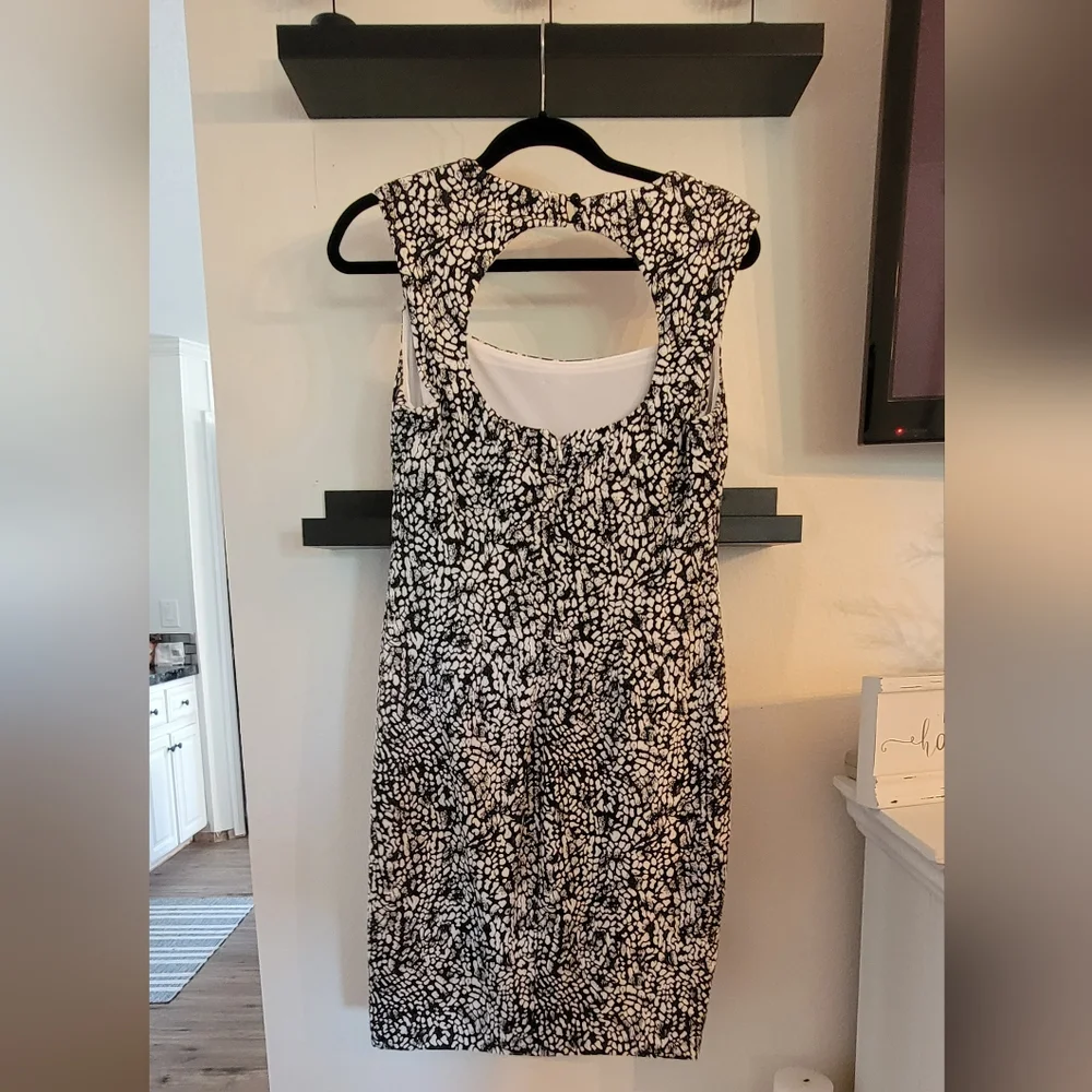 Caché dress, black & white, Size 6 - Picture 2 of 2
